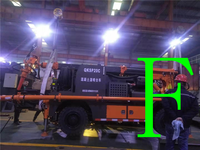 混凝土泵 青科重工 濕噴臺車