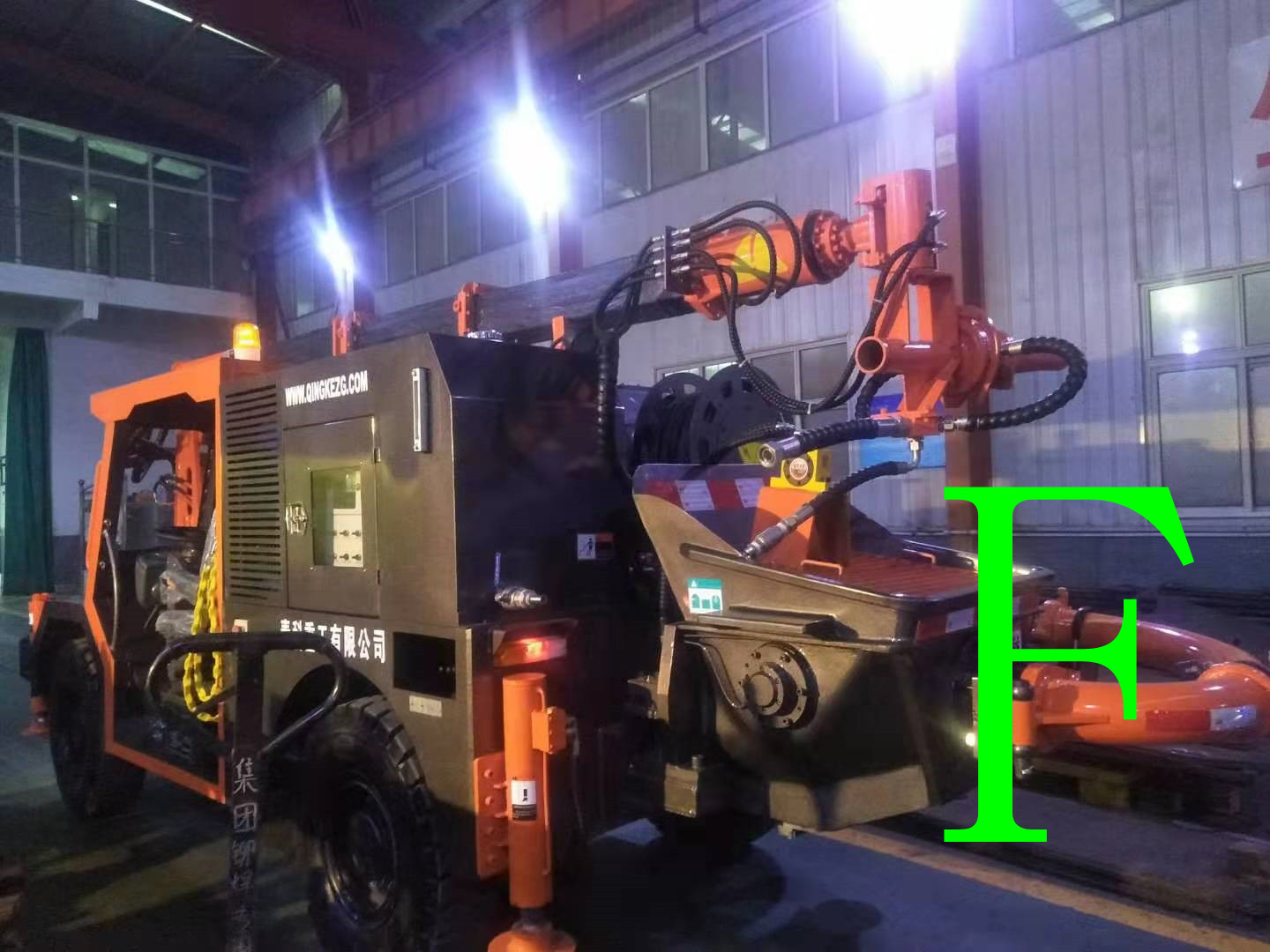 混凝土泵 青科重工 濕噴臺車