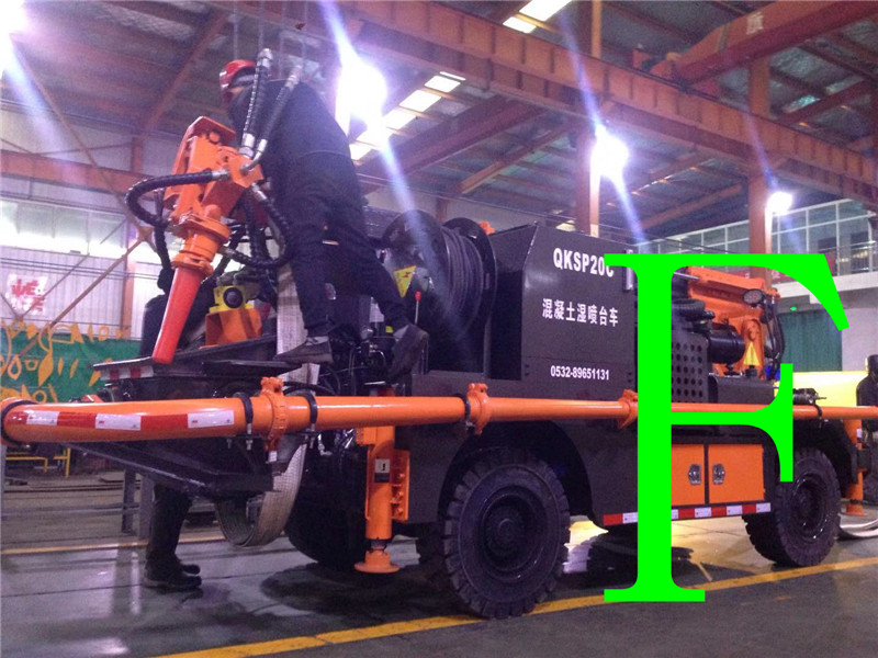 混凝土泵 青科重工 濕噴臺車