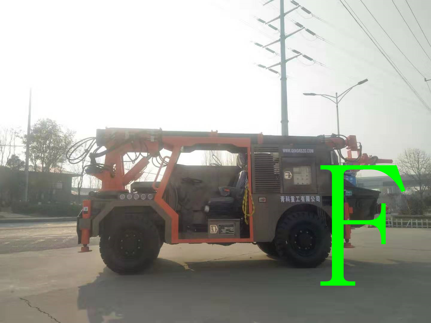 混凝土泵 青科重工 濕噴臺車