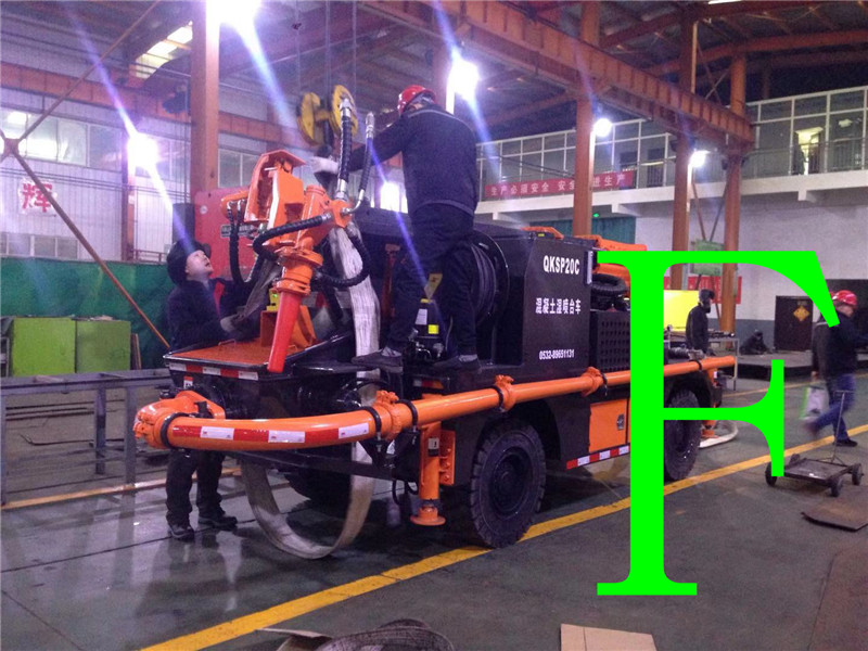 混凝土泵 青科重工 濕噴臺(tái)車