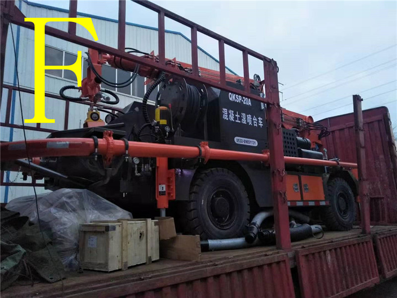 混凝土泵 青科重工 濕噴臺車