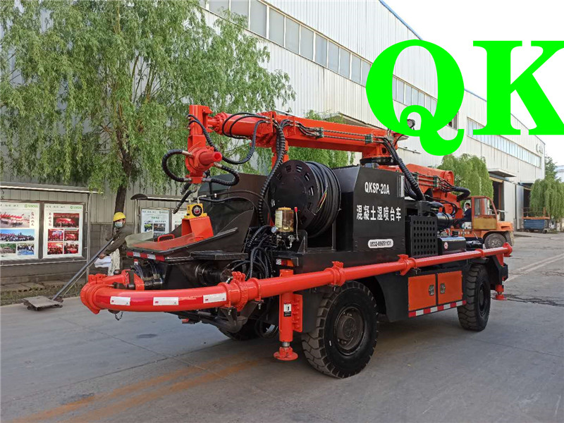 混凝土泵 青科重工 濕噴臺車