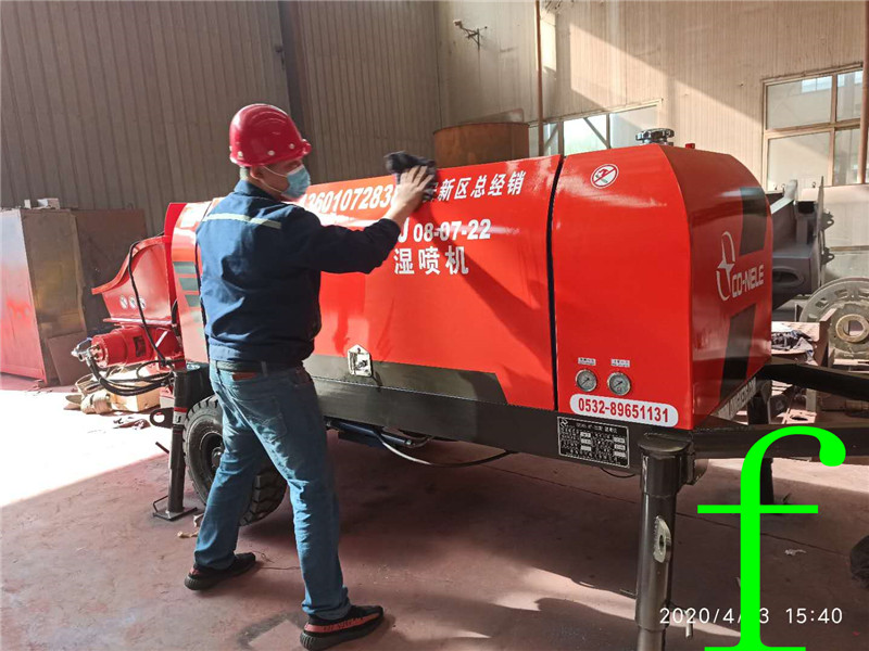混凝土泵 青科重工 濕噴機