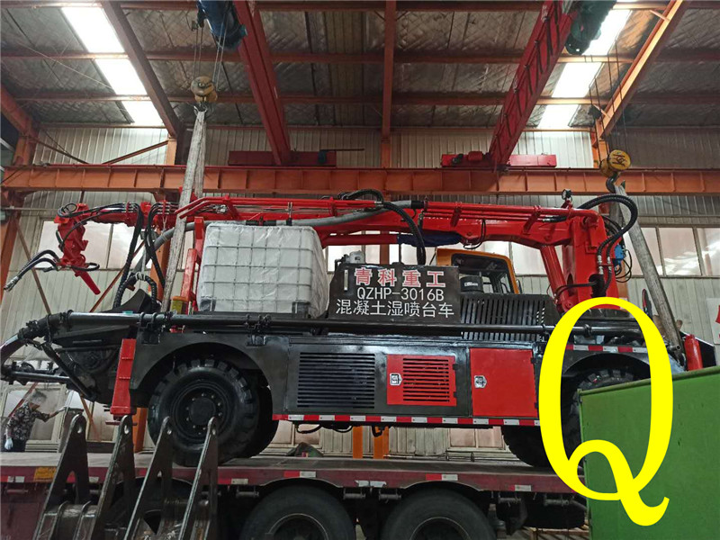 混凝土泵 青科重工 濕噴臺車 混凝土泵 青科重工 濕噴臺車