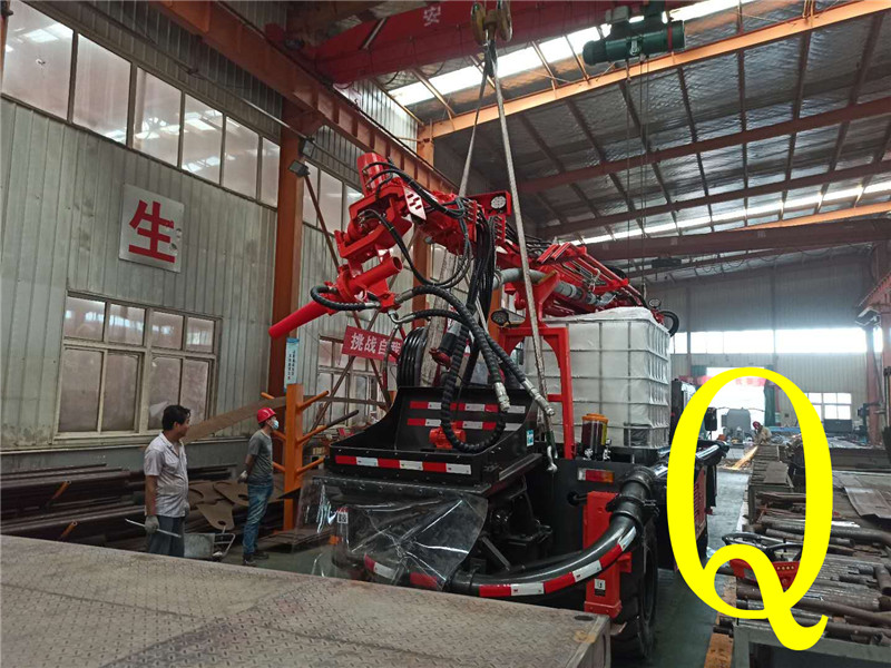 混凝土泵 青科重工 濕噴臺車 混凝土泵 青科重工 濕噴臺車