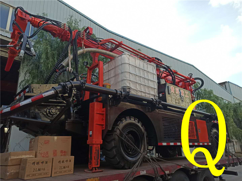 混凝土泵 青科重工 濕噴臺車 混凝土泵 青科重工 濕噴臺車