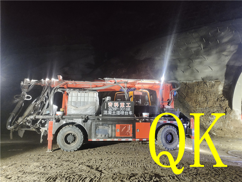 混凝土泵 青科重工 濕噴臺車